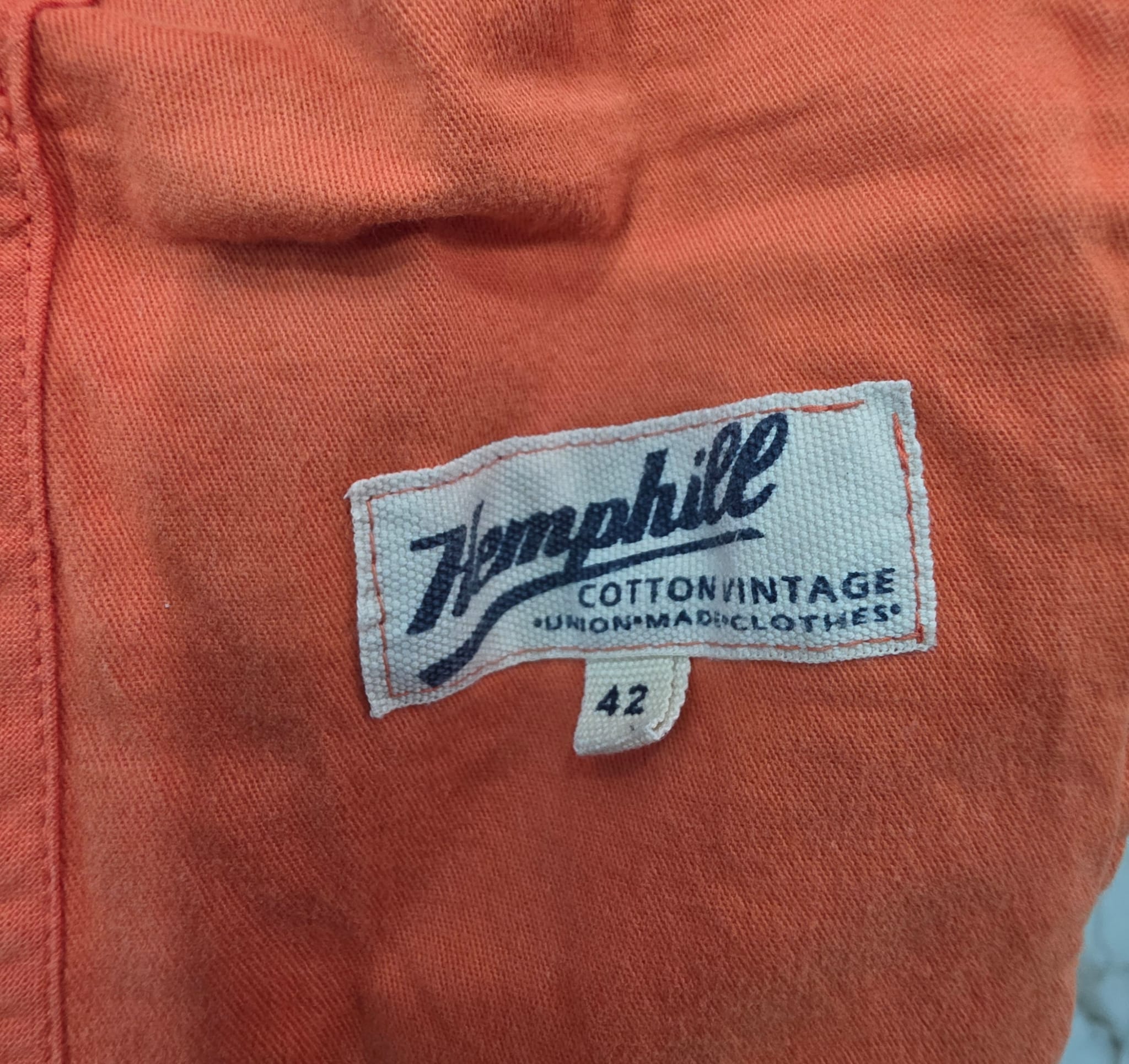 Gilet Artigianale Hemphill - Arancione Vitaminico - Made in Italy - Taglia 42